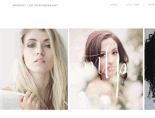 Tablet Screenshot of merrittleephotography.com